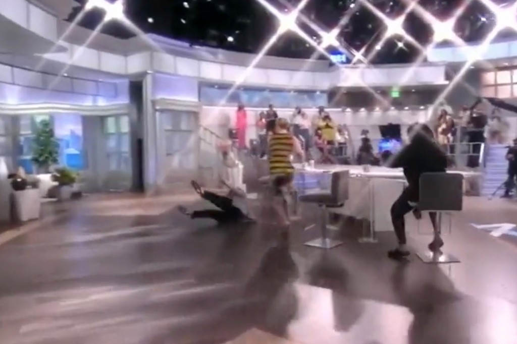 Joy Behar Suffers Dramatic Fall On 'the View,' Face-plants In Front Of Audience