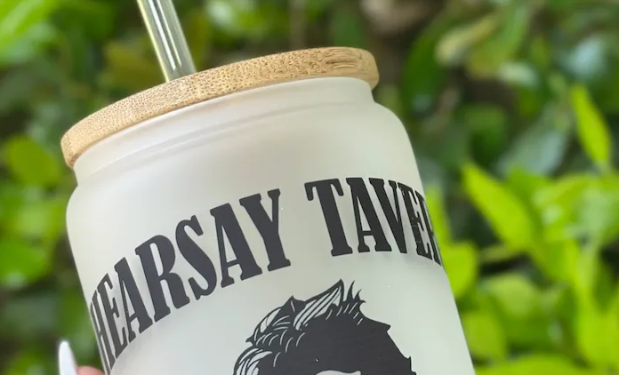 You Can Get A Johnny Depp Hearsay Tavern Tumbler Because It's Always Happy Hour