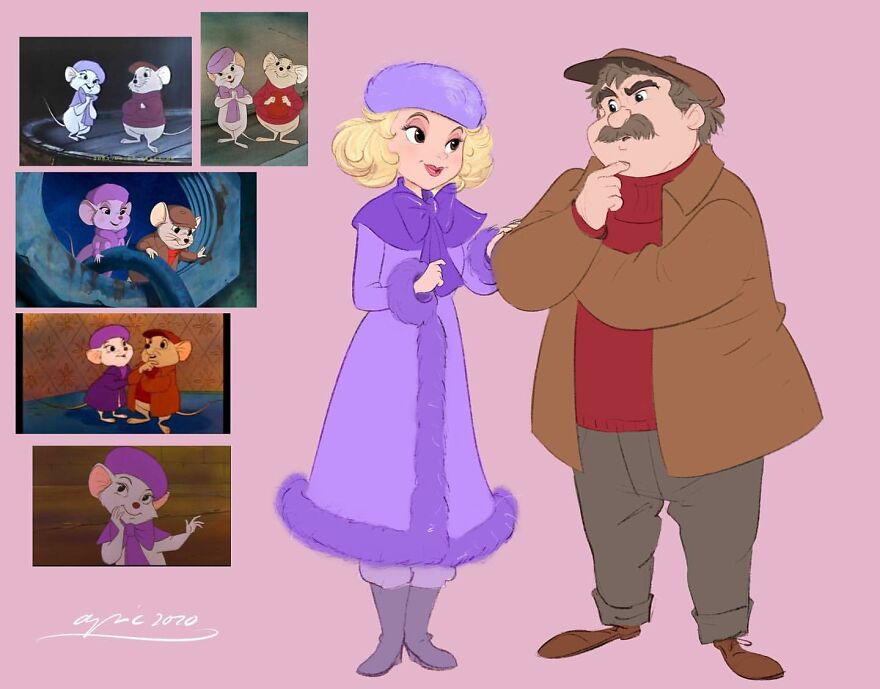 Disney 'Humanimalized': Animal Characters Turned Into Humans And Humans Into Animals (20 Pics)