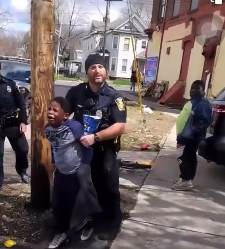 Viral Video Shows Cops Terrorizing A Sobbing 10-Year Old Boy Over Stealing A Bag Of Chips From Convenience Store