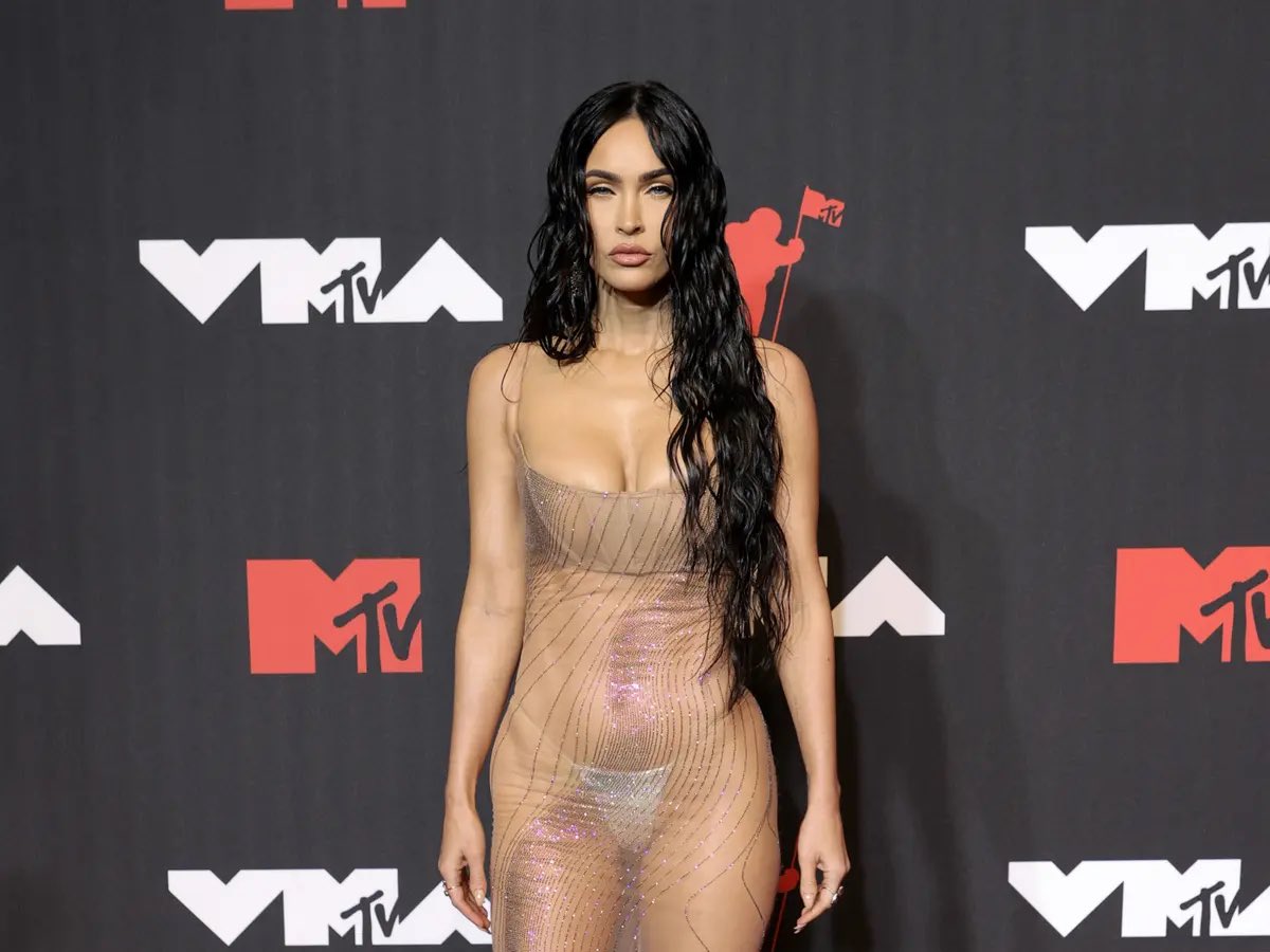 Megan Fox Exposes It All In See-through Dress