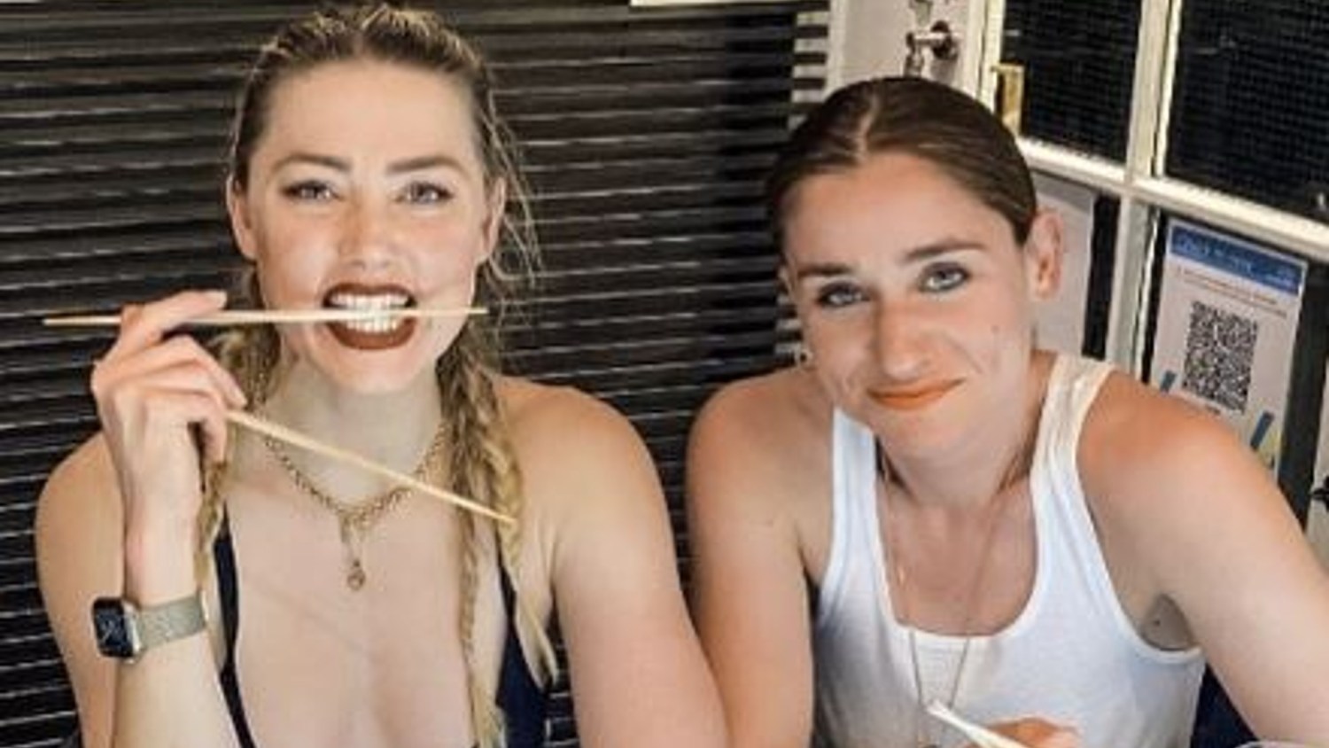 Amber Heard In Israel With Journalist Who Was Banned From Depp Trial