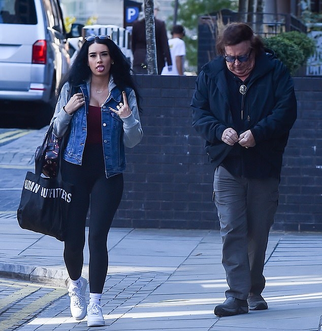 Don Mclean, 76, Heads Out With Partner Paris Dylan, 28, In Manchester