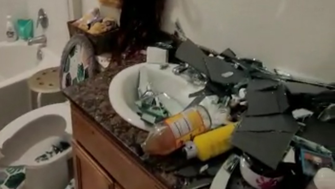 Emotional Mother Records Devastation To Her Home After Taking Away Her 12-year-old's Phone