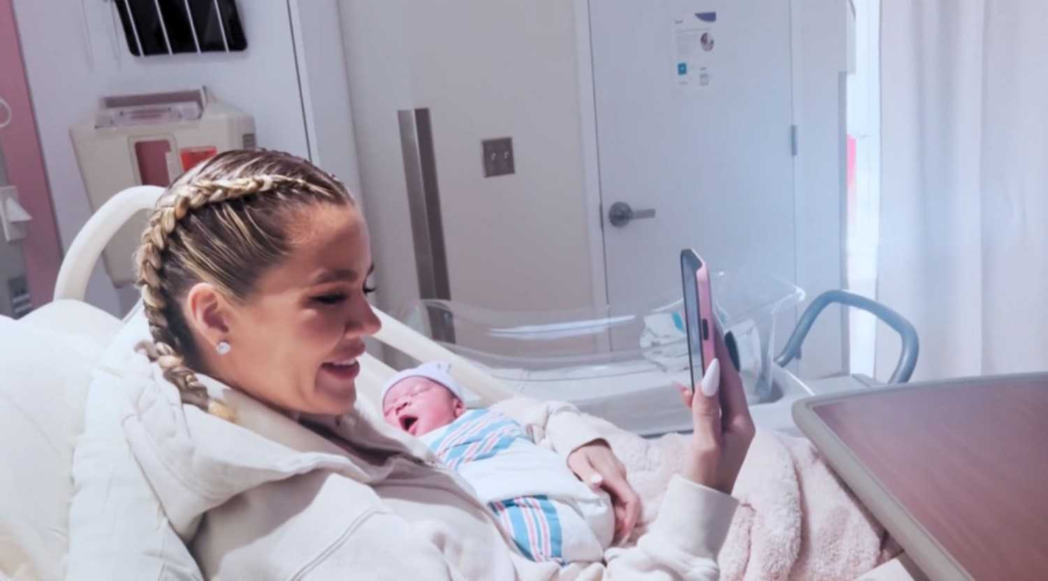 Khloe Kardashian Gives Intimate Look At Arrival Of Baby Son