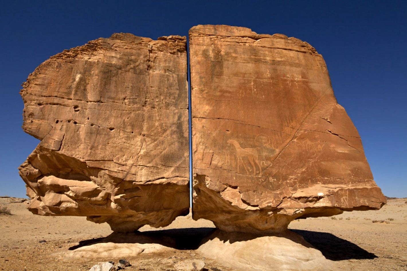 A Massive 4,000-Year-Old Monolith Split With Laser-Like Precision