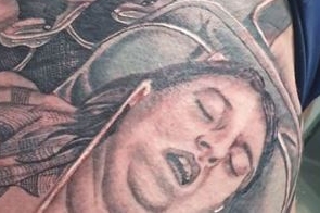 Wife Horrified After Husband Gets "Ugly" Tattoo Of Her Snoring On Plane