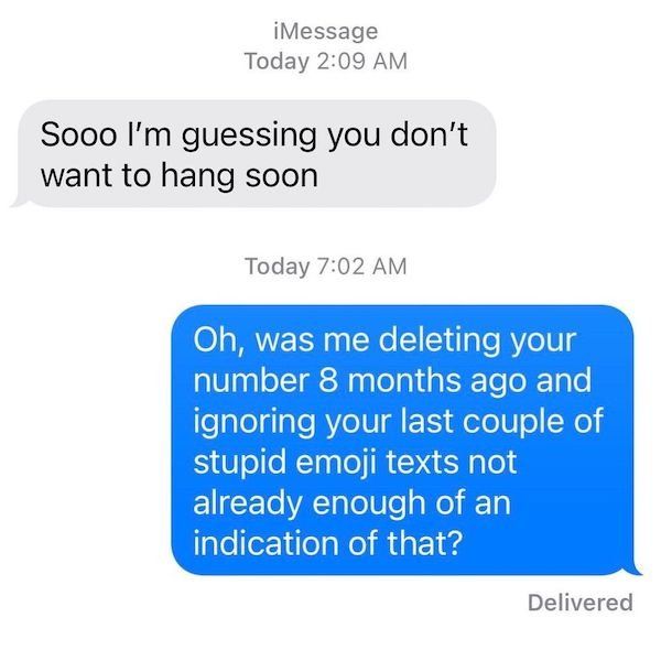 Frantic And Bizarre Messages From Crazy Exes