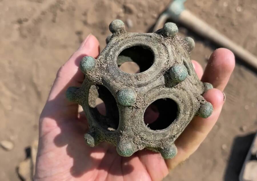 12-Sided Roman Artifact Found In England Puzzles Experts